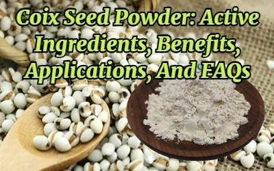 Coix Seed Powder: Active Ingredients, Benefits, Applications, And FAQs